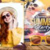 Beach Party Glam Postcard (iPad)