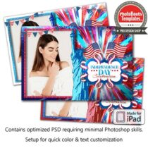 American Celebration Postcard (iPad)