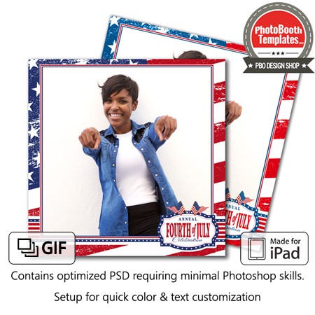 Stars and Stripes Square (iPad)