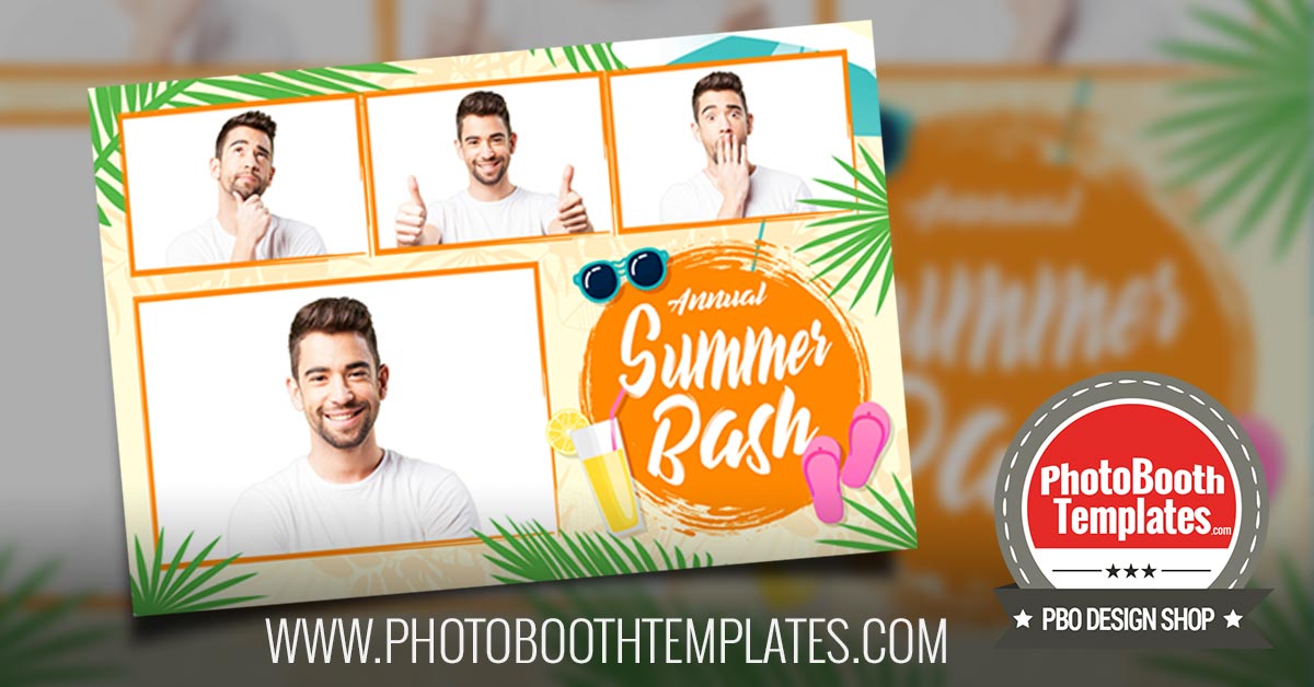 20180704 fun summer themed photo booth templates