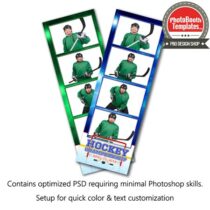 Hockey Celebration 4-up Strips