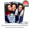 Romantic Blue Wedding Portrait (iPad)