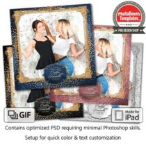 Dazzling Confetti Square (iPad)
