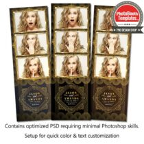 Art Deco Glam 3-up Strips
