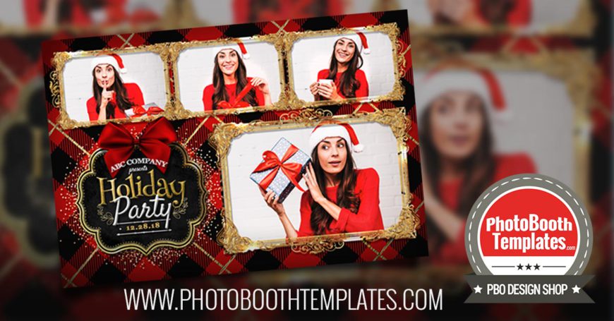 20181114 holiday and christmas photo booth templates