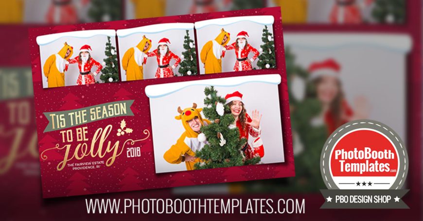 20181128 holiday and christmas photo booth templates