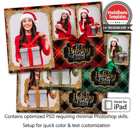 Holiday Flannel Postcard (iPad)