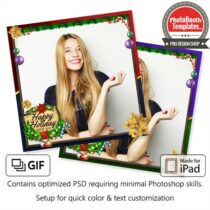 Double Happiness Christmas Square (iPad)