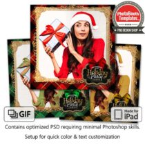 Holiday Flannel Square (iPad)