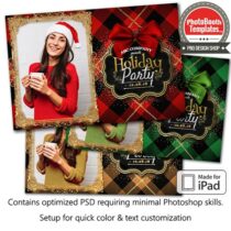 Holiday Flannel Postcard (iPad)
