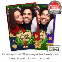 Double Happiness Christmas Portrait (iPad)