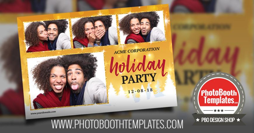 20181205 holiday and christmas photo booth templates