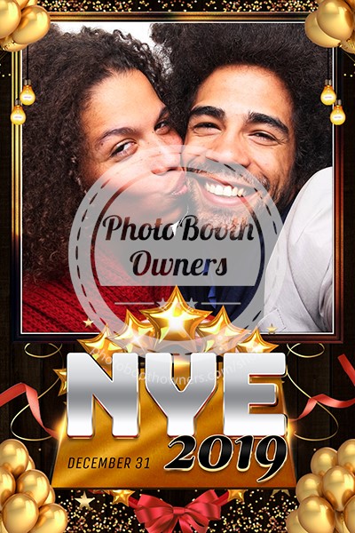 Sparkling New Year Portrait (iPad)