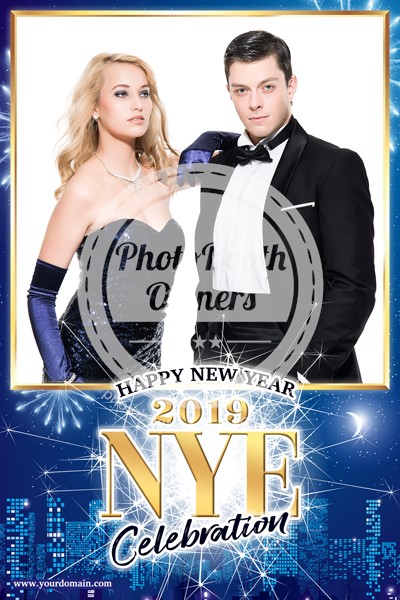 New Year Night Portrait (iPad)