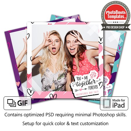 Dear Diary Square (iPad) Photo Booth Template