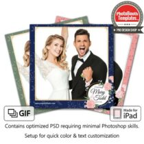 Stylish Floral Square (iPad)