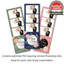 Stylish Floral 3-up Strips