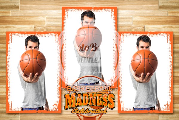 Basketball Madness Postcard