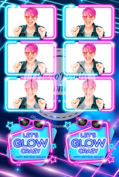 Glow Party 3-up Strips