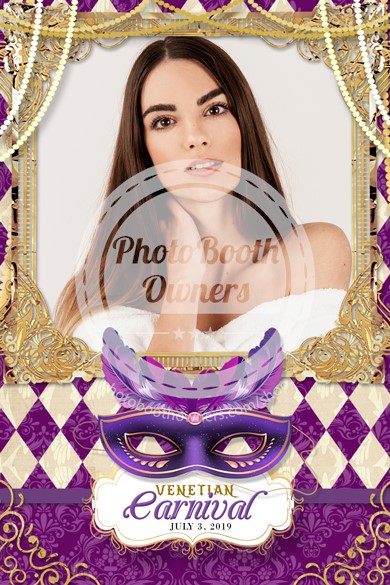 Masquerade Carnival Portrait (iPad)