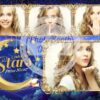 Moon and Stars Celebration Postcard