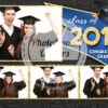 Graduation Glimmer Postcard