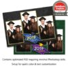 Graduation Glimmer Postcard