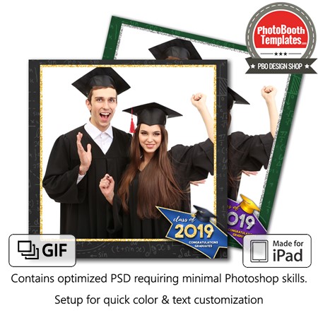 Graduation Glimmer Square (iPad)