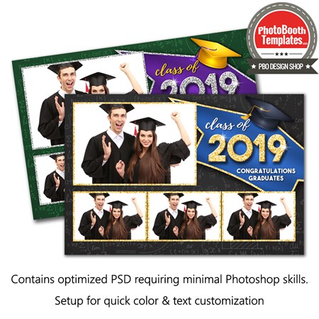 Graduation Glimmer Postcard