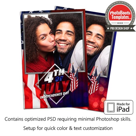 Independence Day Celebration Portrait (iPad)