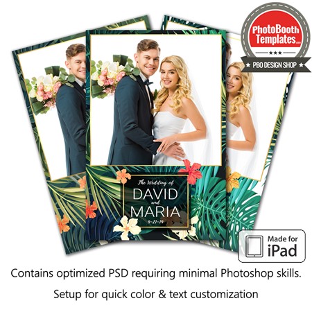 Tropical Celebration Portrait (iPad)