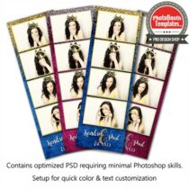 Rich Confetti Celebration 4-up Strips