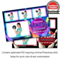 Bowling Celebration Postcard