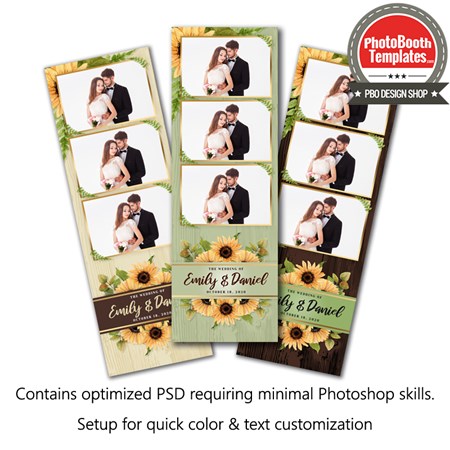 Sunflower Celebration 3-up Strips