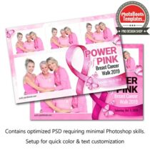 Breast Cancer Awareness Event Postcard