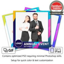 Abstract Formal Celebration Square (iPad)