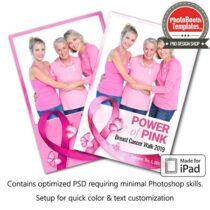 Breast Cancer Awareness Event Portrait (iPad)