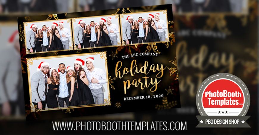 20191127 holiday and christmas photo booth templates