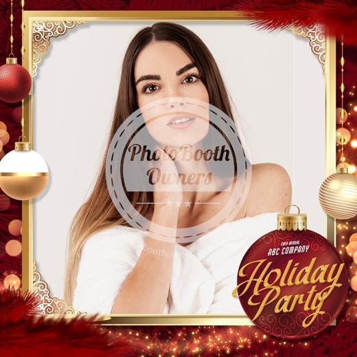 Christmas Ornament Glam Square (iPad)