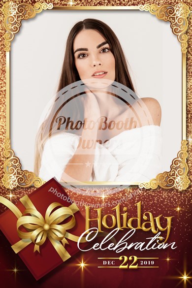 Holiday Christmas Present Portrait (iPad)
