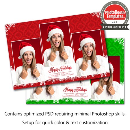 Holiday Flakes Postcard