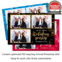 Seasonal Snowflakes Postcard