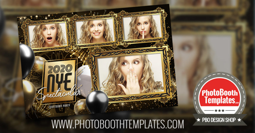 20191218 new years eve photo booth templates