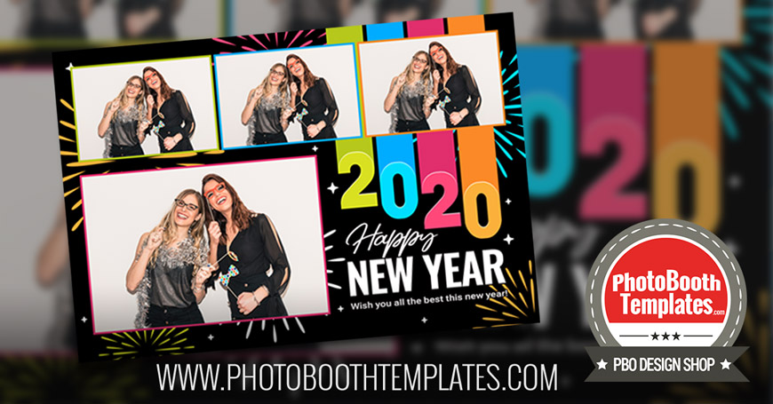 20191225 new years eve photo booth templates