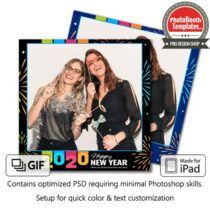 Happy New Year Square (iPad)