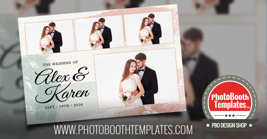 20200101 gorgeous elegant wedding photo booth templates