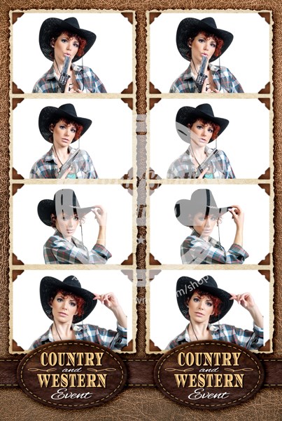 Western Style 4-up Strips