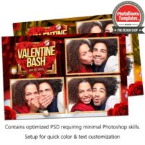 Valentine Bash Postcard