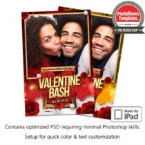 Valentine Bash Portrait (iPad)