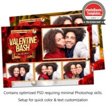 Valentine Bash Postcard